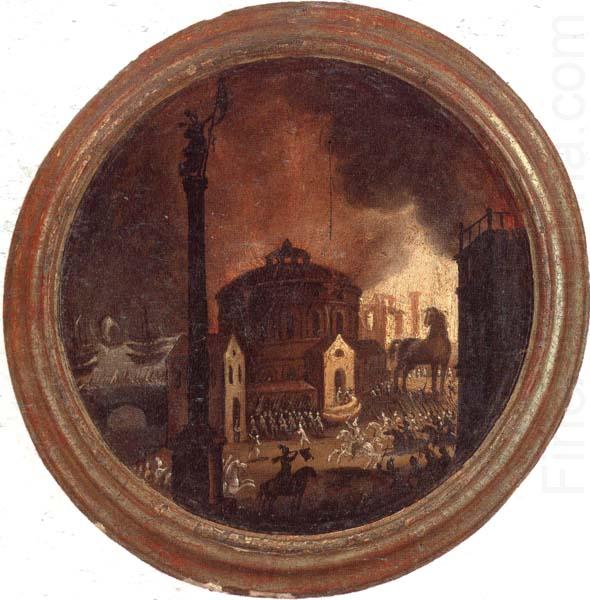 The Destruction of troy, unknow artist